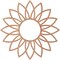 Ekena Millwork Daisy Wood Fretwork Pierced Ceiling Medallion, Cherry, 30"OD x 10 1/2"ID x 1/4"T CMWP30X30X0250DACH - alternate 2